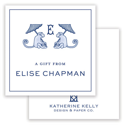 parasol monkeys enclosure card