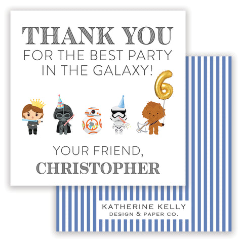 young jedi party favor card