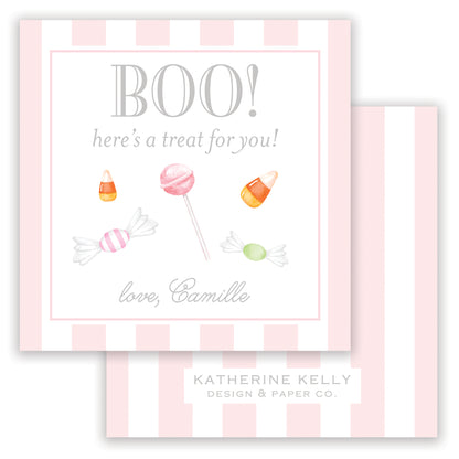 boo! here's a treat halloween card