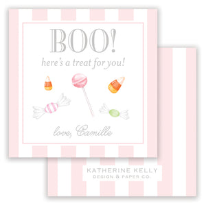 boo! here's a treat halloween card