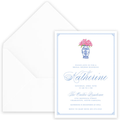 ginger jar party invitation