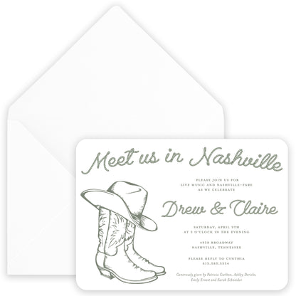 nashville party invitation