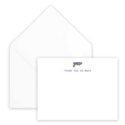 nerf war thank you note