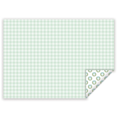 watercolor wreath wrapping paper